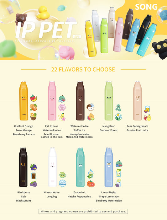 SONG 8000 puffs IP PET "so cute and tasty" series